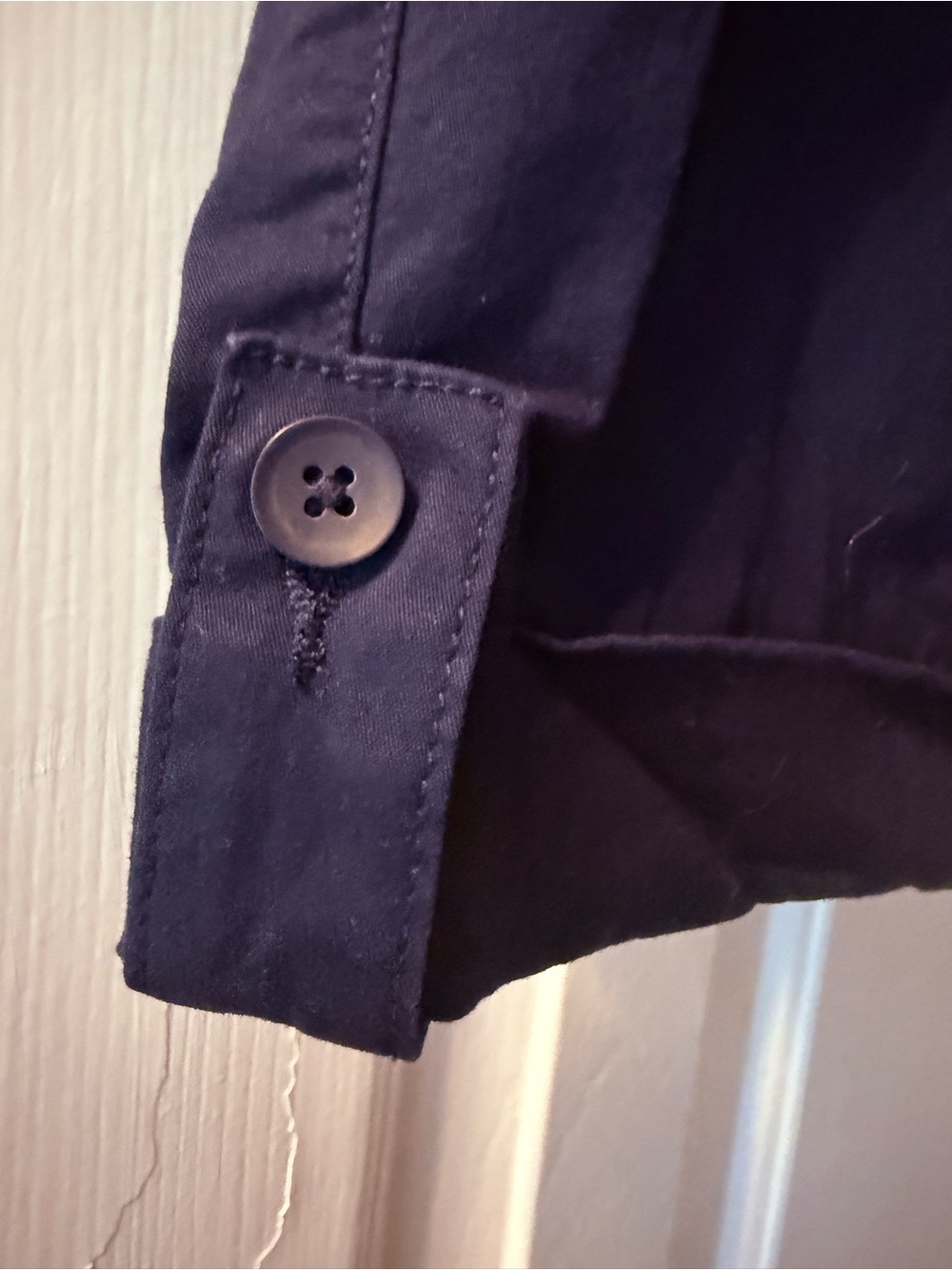 💙 Karen Scott Navy Cargo Bermuda Shorts Size 12 | Roll Tab Casual Utility Shorts - Picture 3 of 7